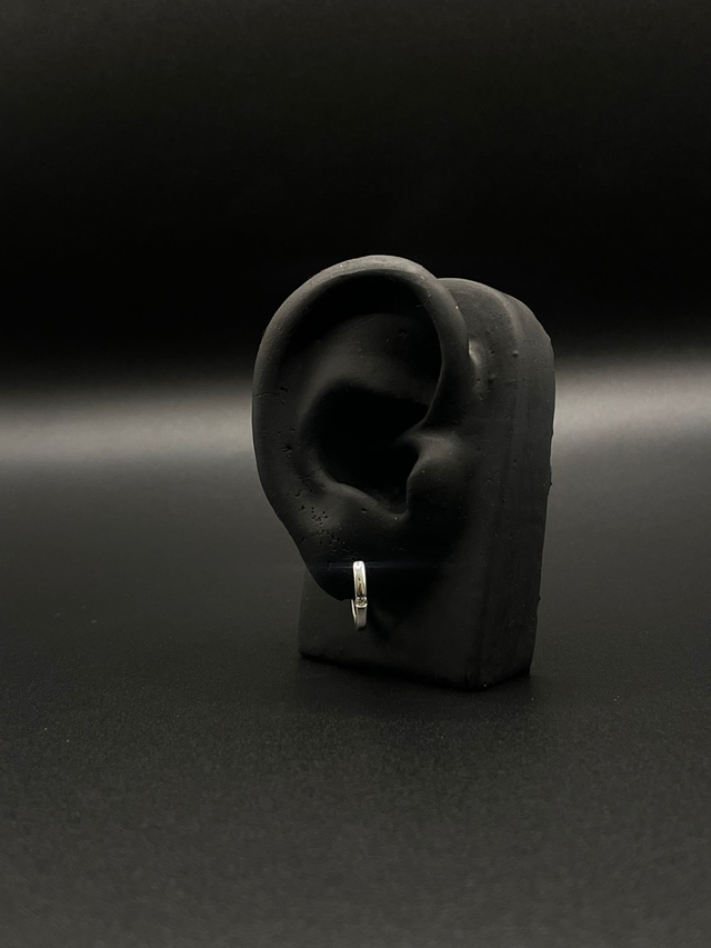  Argola zircônia oval 