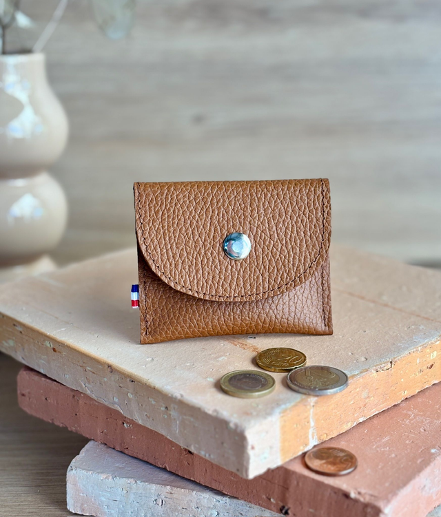porte monnaie marron