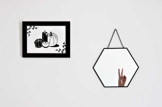 Linogravure A5 Citrouilles (avec ou sans aquarelle)