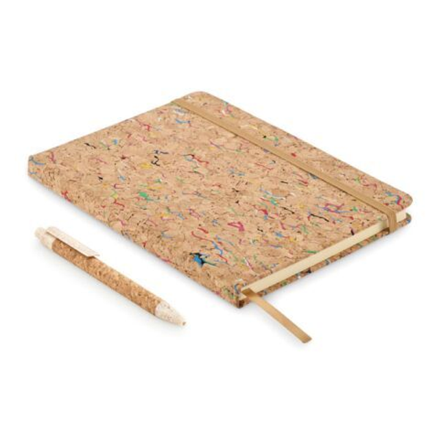 A5 cork coloured notebook