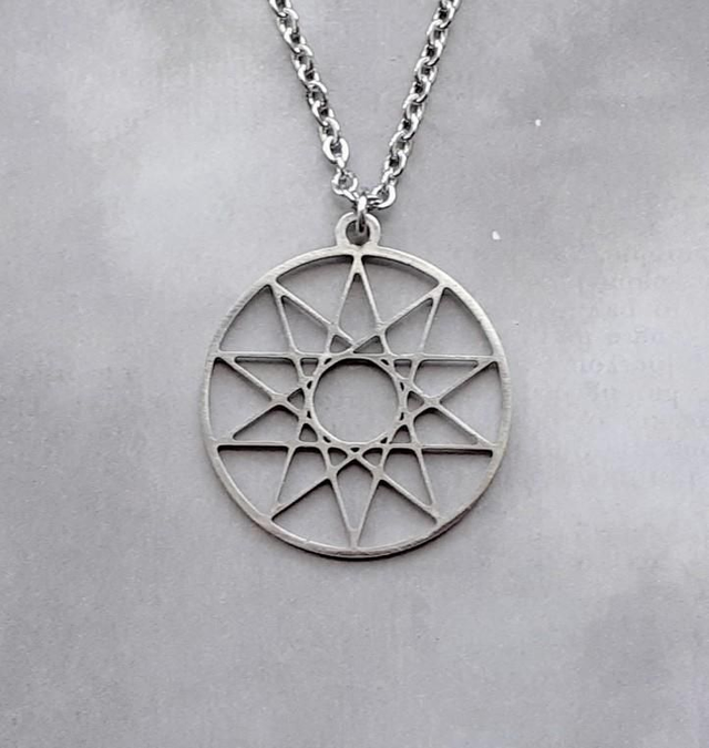 Decagram Steel Necklace 