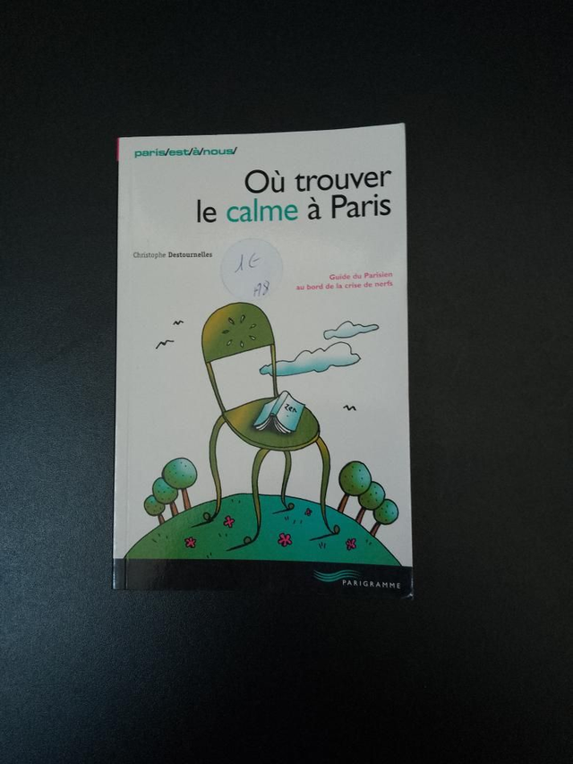 Où trouver la calme à Paris, Christophe Destournelles