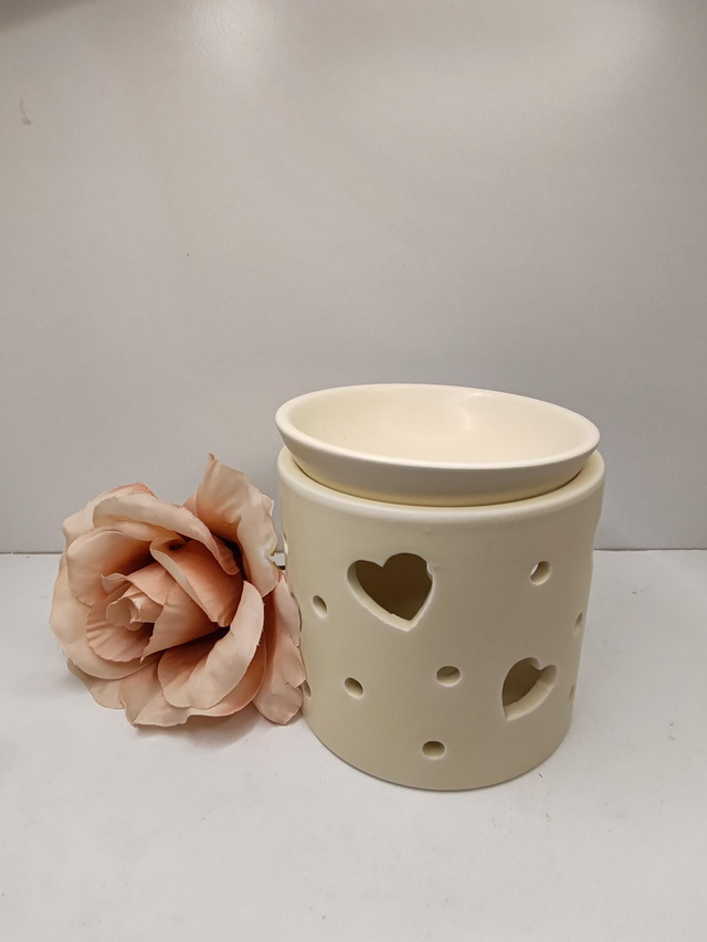 Brûle-parfum Amour crème 