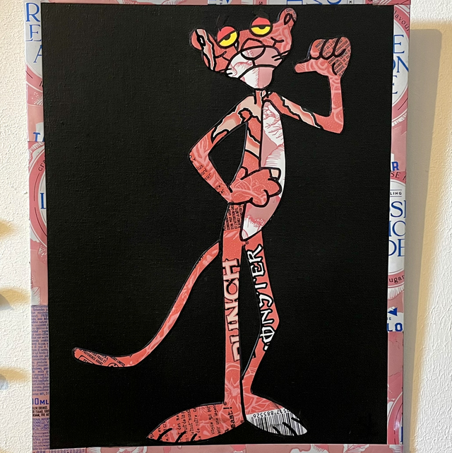 Tableau la panthère rose