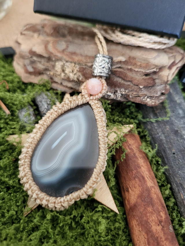 Pierre de l’âme : Agate Botswana