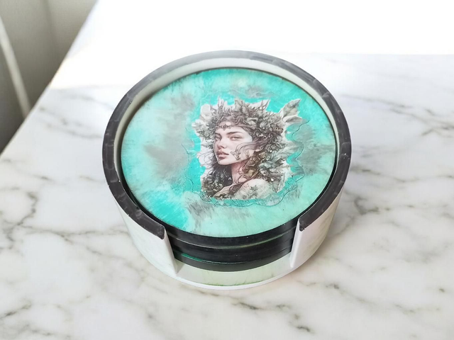 Dessous de verre luminescents 