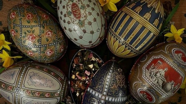 Theeblikjes : Fabergé eieren