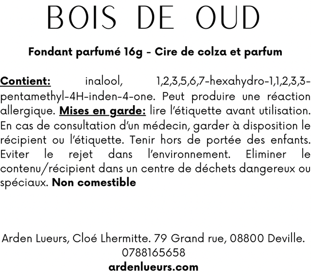 Fondant Bois de oud