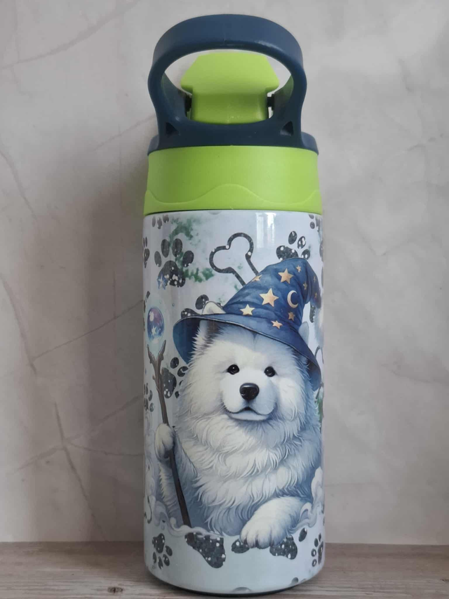 Gourde 350 ML samoyède magicien