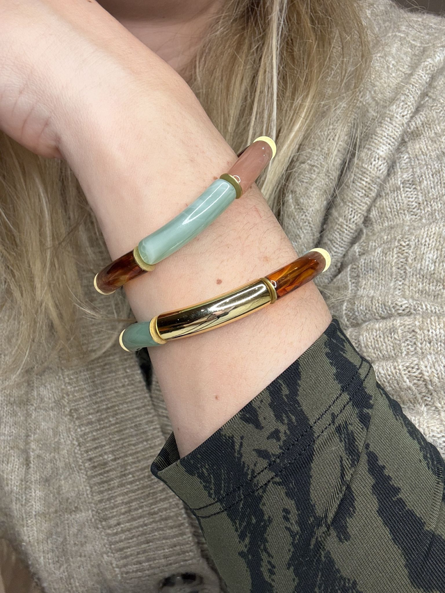 Bracelets en perle tube