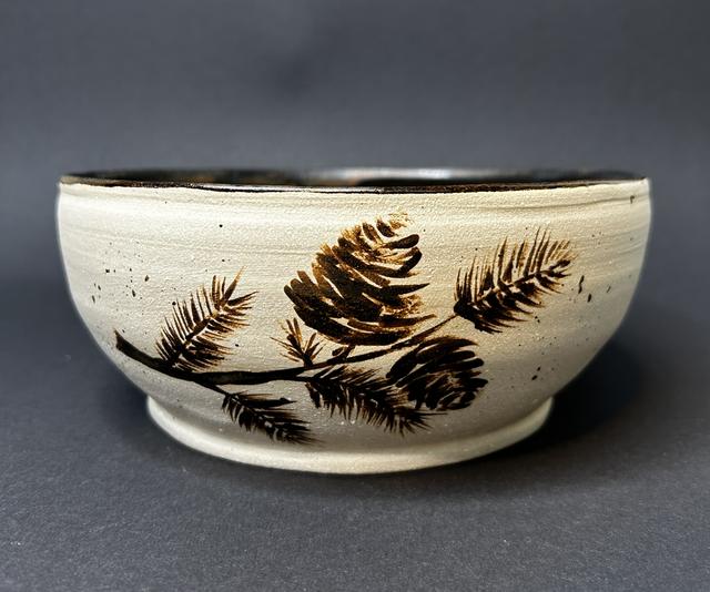 Pine Cone Serving Bowl