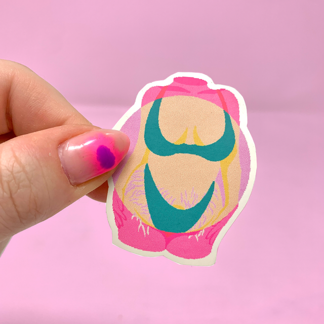 Green Bikini Sticker