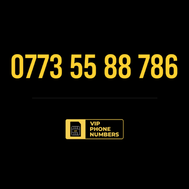 0773 55 88 786 - VIP Gold Phone Number 