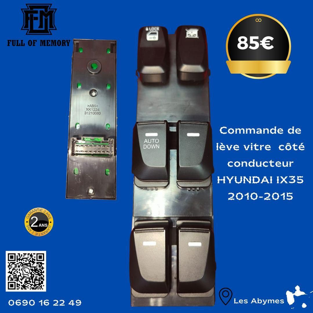 Commande lève vitre HYUNDAI IX35