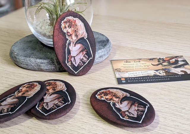 Samonios, Broche Soft Touch ovale