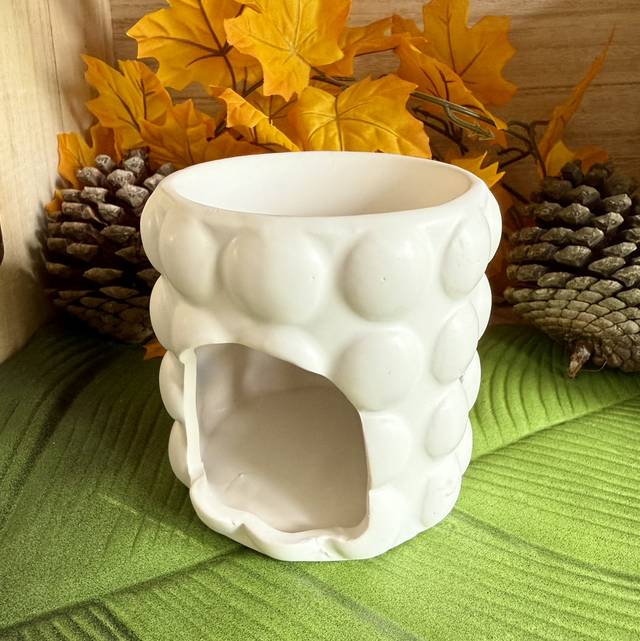 Brûle parfum ronds blancs