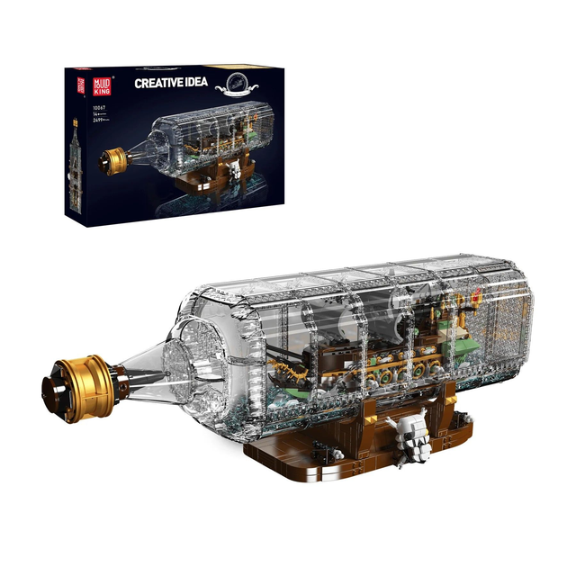 Mould King® 10067 Flying Dutchman Schiff-In-einer-Flasche-Bausatz