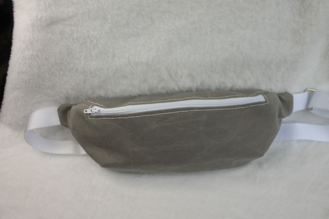 Sac banane gris foncé