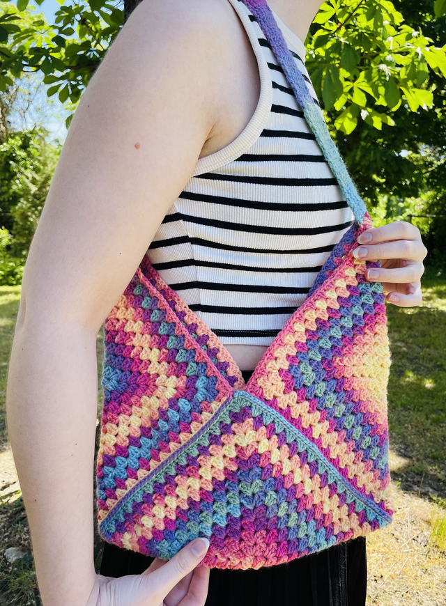 Regenbogen Dreieckstasche