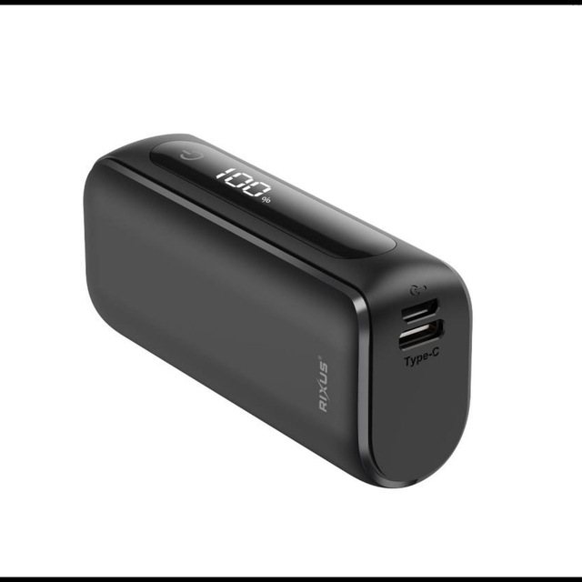  Batterie externe compact écran digital 5.000mAh RXPB23 - Black