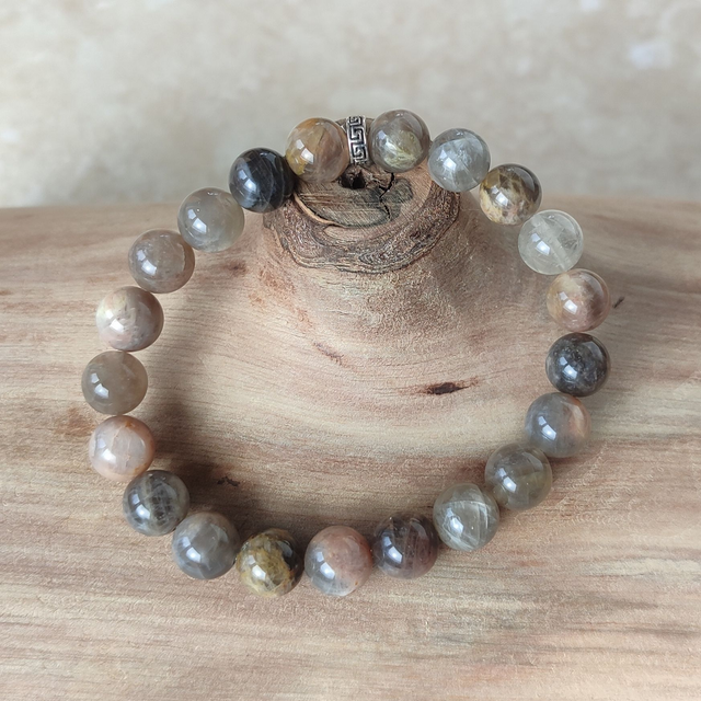 Bracelet pierre de lune noire