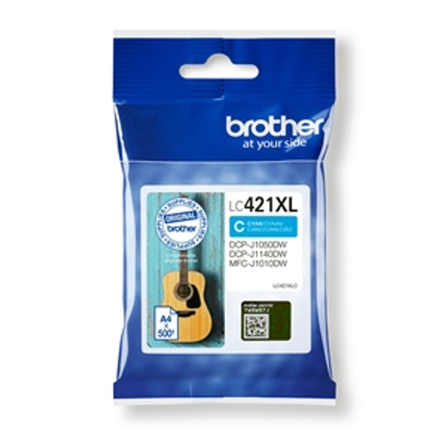 Brother LC421XLC Original Ink Cartridge Cyan 