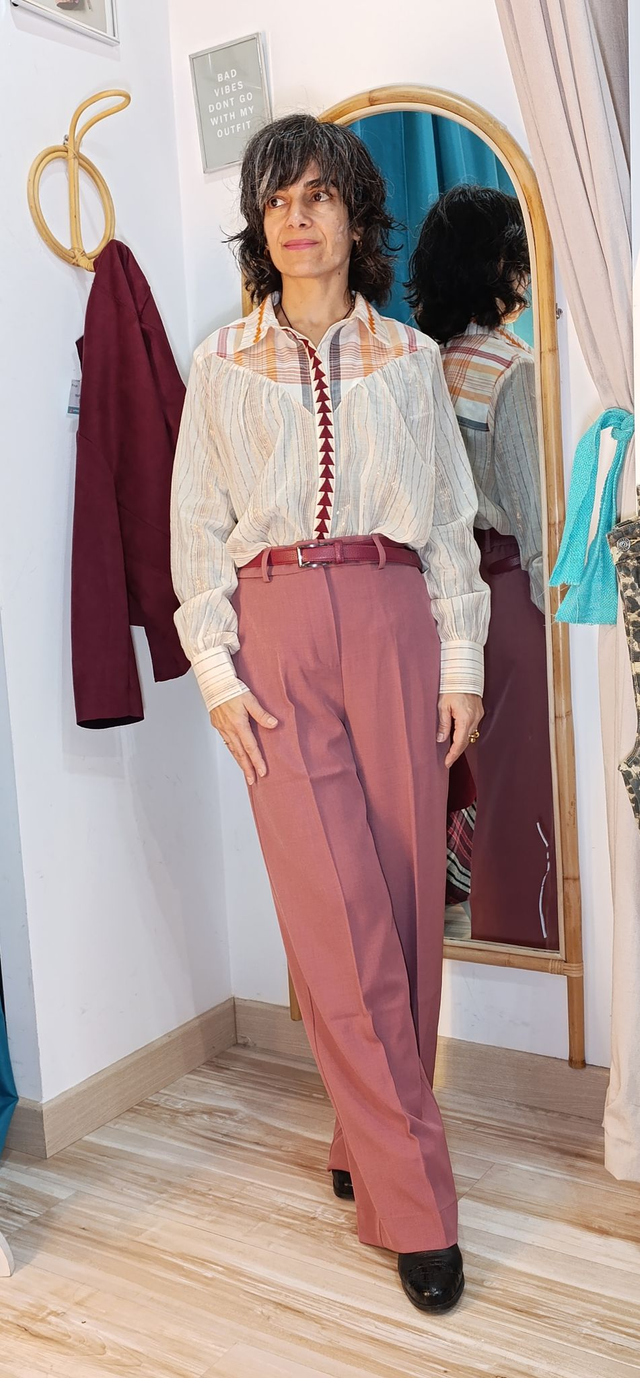 Camisa Bordada Rayas