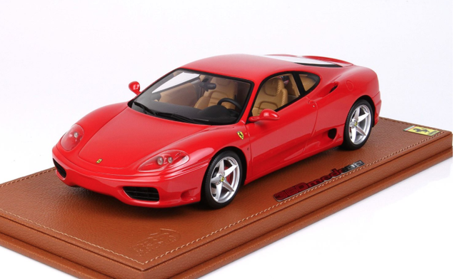 Ferrari 360 Modena rosso corsa 322 "Manual Gear" BBR 1:18