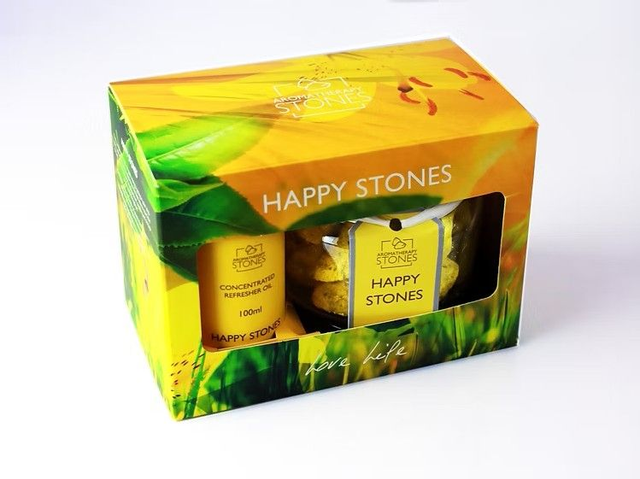 Aromatherapy Stones Gift Set - Happy