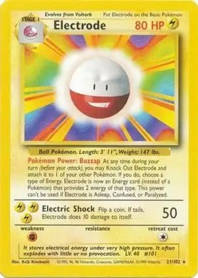 Electrode - 21/102 (Base Set Unlimited)