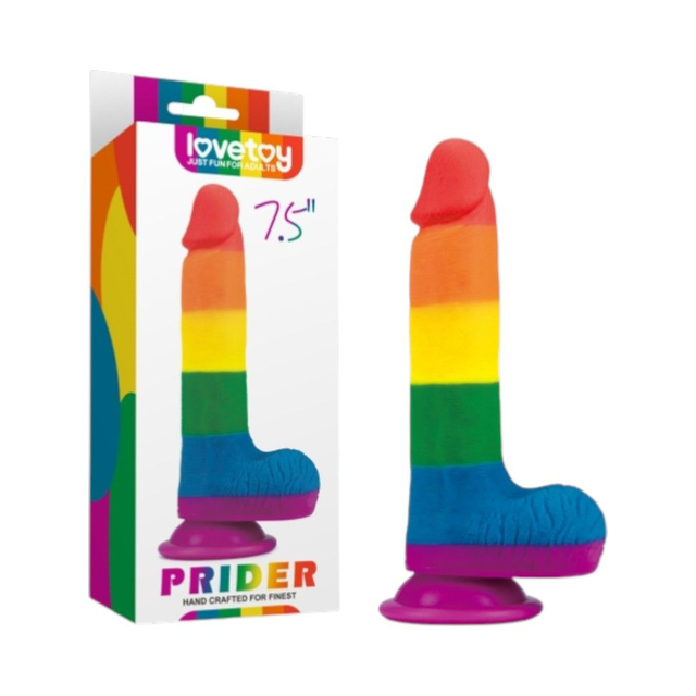 Consolador Realístico Multicolor Prider 195 mm Lovetoy
