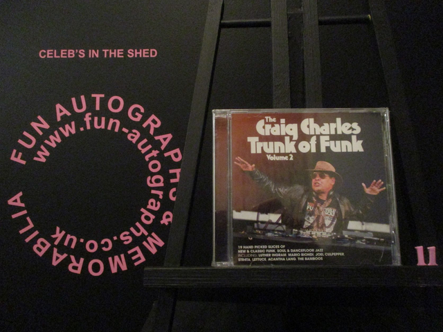 Craig Charles - 'The Craig Charles Trunk Of Funk Volume 2' Authentic Autographed Album Cover (11)