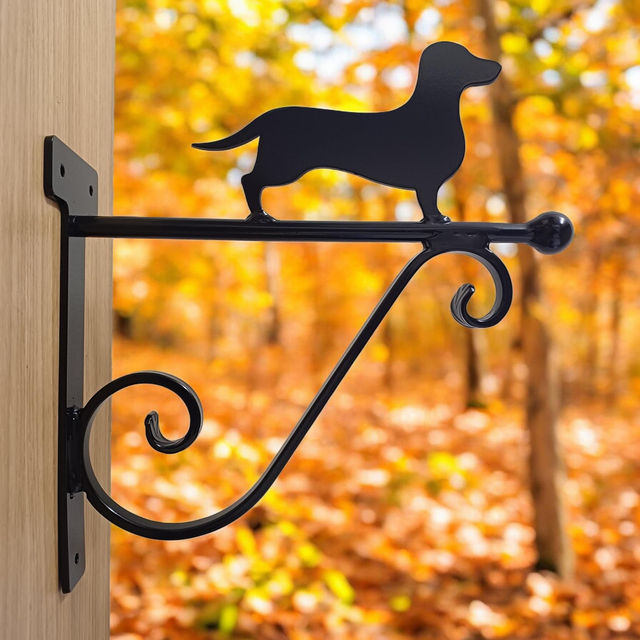 Dachshund Hanging Basket Bracket