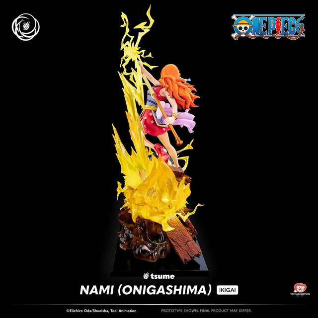 (Preordine data stimata consegna: Q2-Q3 2026!) Nami (Onigashima) - One Piece - Statua Ikigai Tsume Art 1/6 (47cm)⚡️🍊(Anche a rate! 👇)