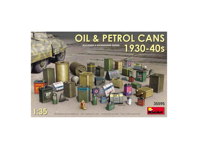 bidons 1930s-1940s - miniart 35595 1/35