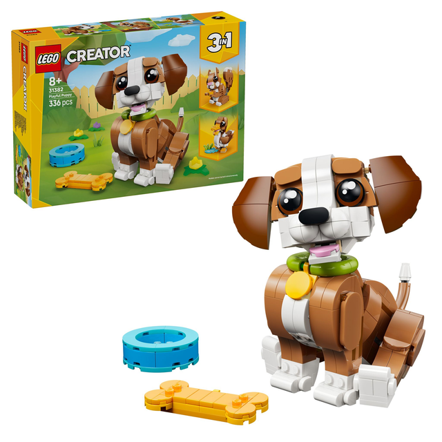 LEGO 31382 Creator Niedliche Tiere: Verspielter Welpe