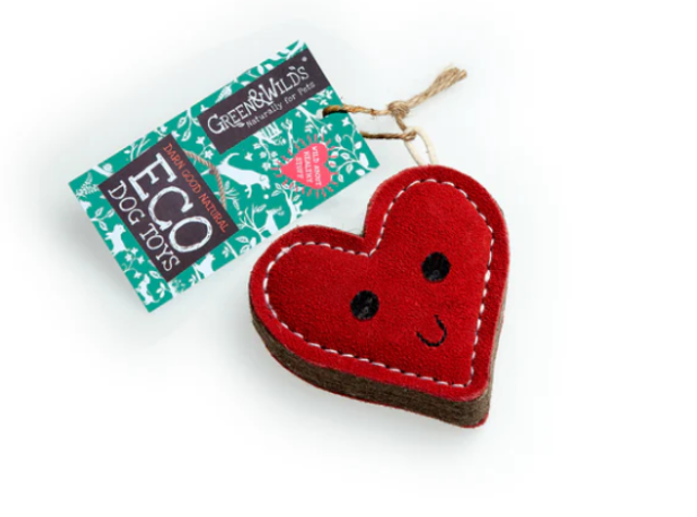 GREEN &amp; WILDS TRUDY TRUE LOVE ECO DOG TOY