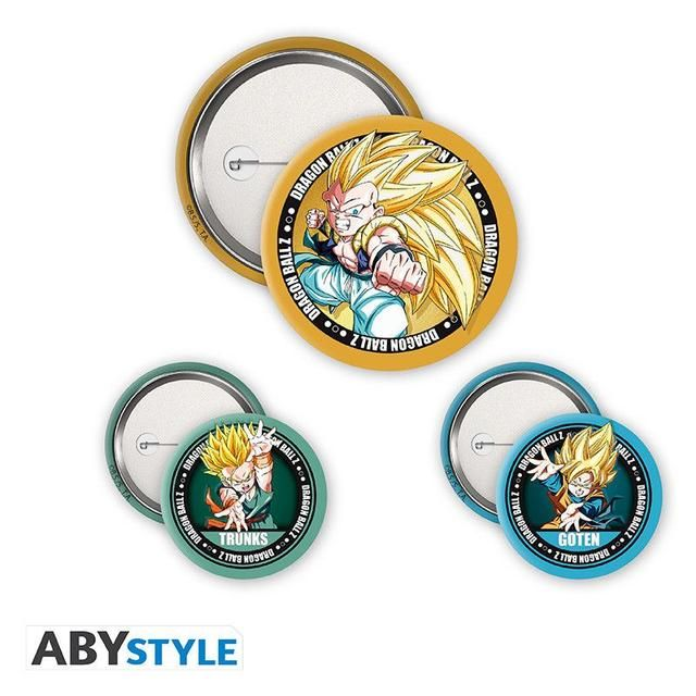 Dragon Ball: Trunks, Goten & Gotrunks 3 Badge Pack