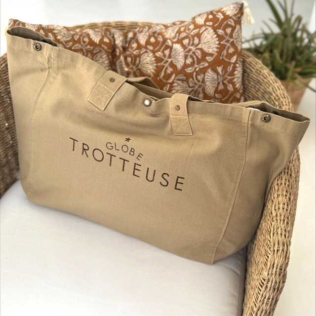 Grand Cabas - Sable - Globe Trotteuse