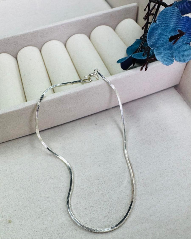 Pulseira Rabo de Rato Prata 925