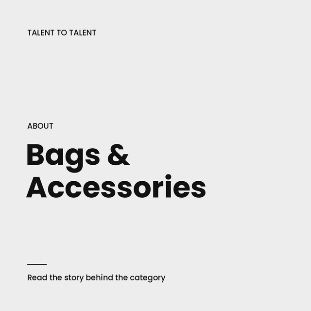 About Bags & Accessories