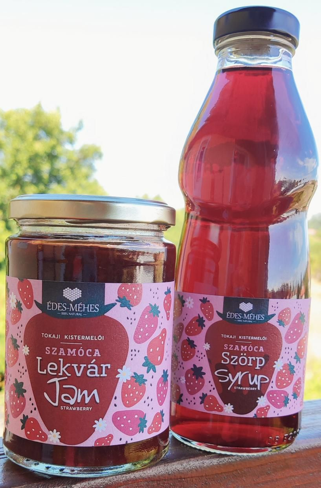 Szamóca lekvár 370ml