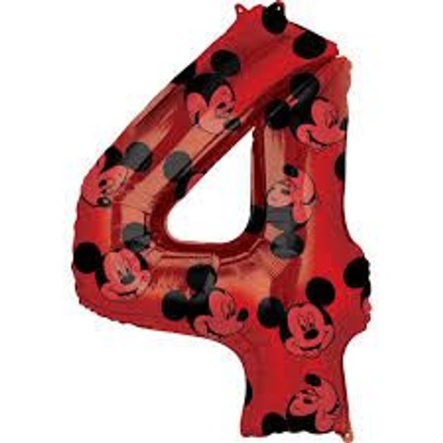 Grand Ballon 66cm Mickey gonflable avec motif Mickey 4ans