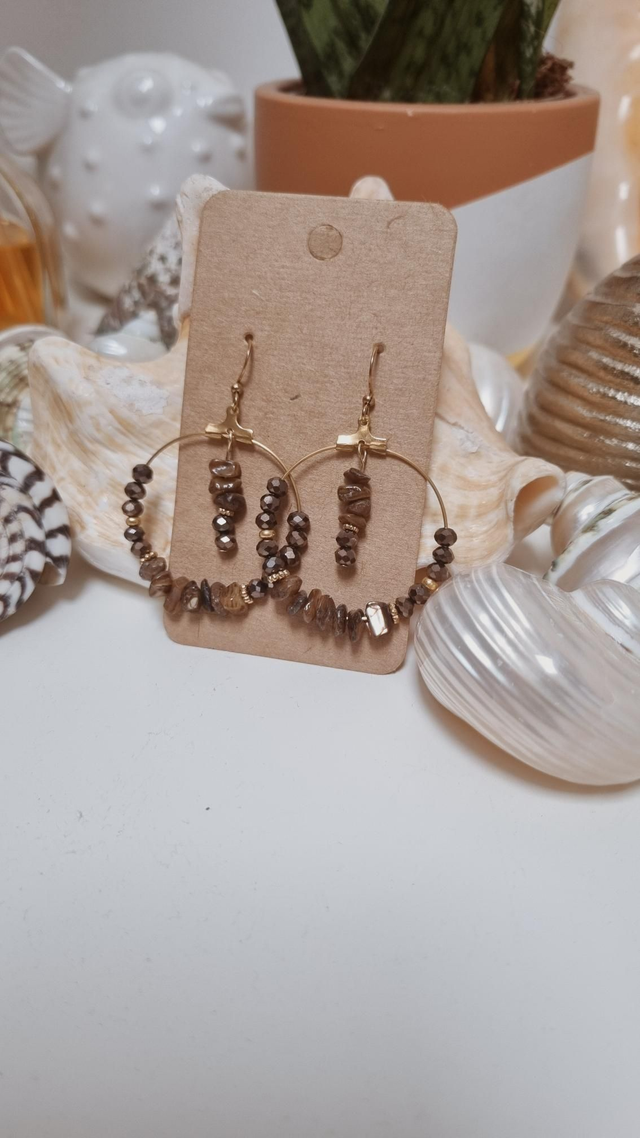 Boucles d'oreilles 🤎