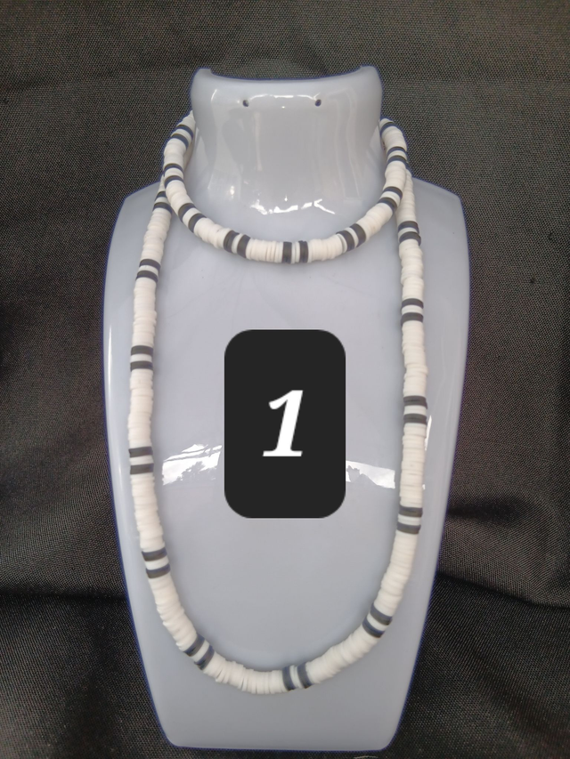 Parure Homme en Perles Heishi 