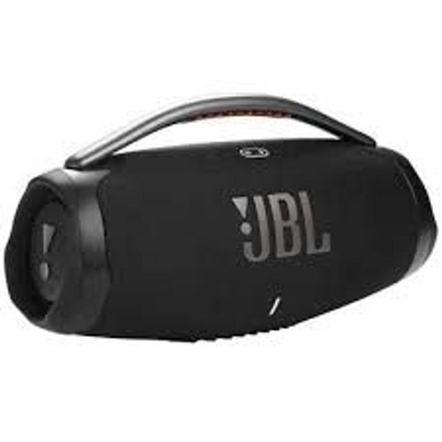 Caixa de Som Portátil JBL BoomBox 3 SBLKBR Bluetooth À Prova D'água