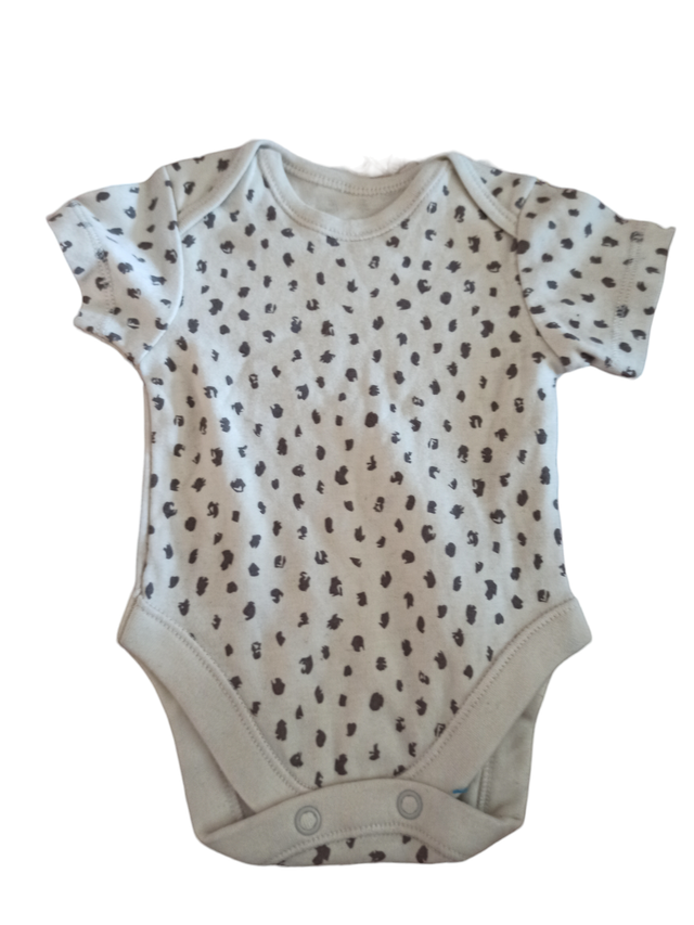 Body manches courtes Naissance (Nutmeg)