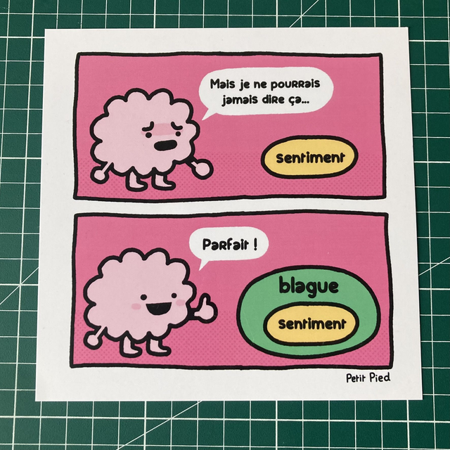 Print carré - Cerveau