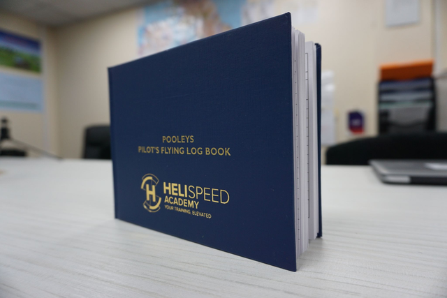 Helispeed Academy Pilot Log Book