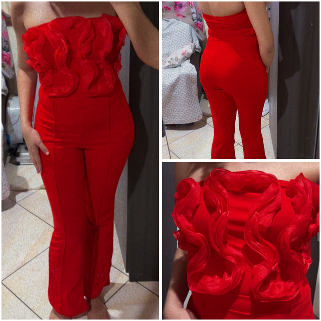 Combinaison Rouge Passion